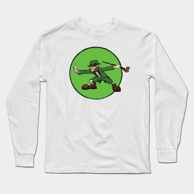 Irish Kung Fu Long Sleeve T-Shirt by Justin Langenberg